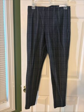 White House Black Market Gray Plaid Dress Pants